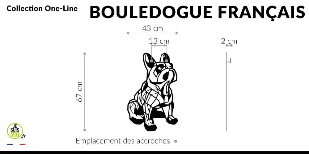 Plaque De Maison Personnalisée Bouledogue Français - Inscription Unique En Fibre De Verre