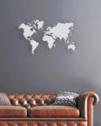 PLANISPHÈRE VERSION À PLAT